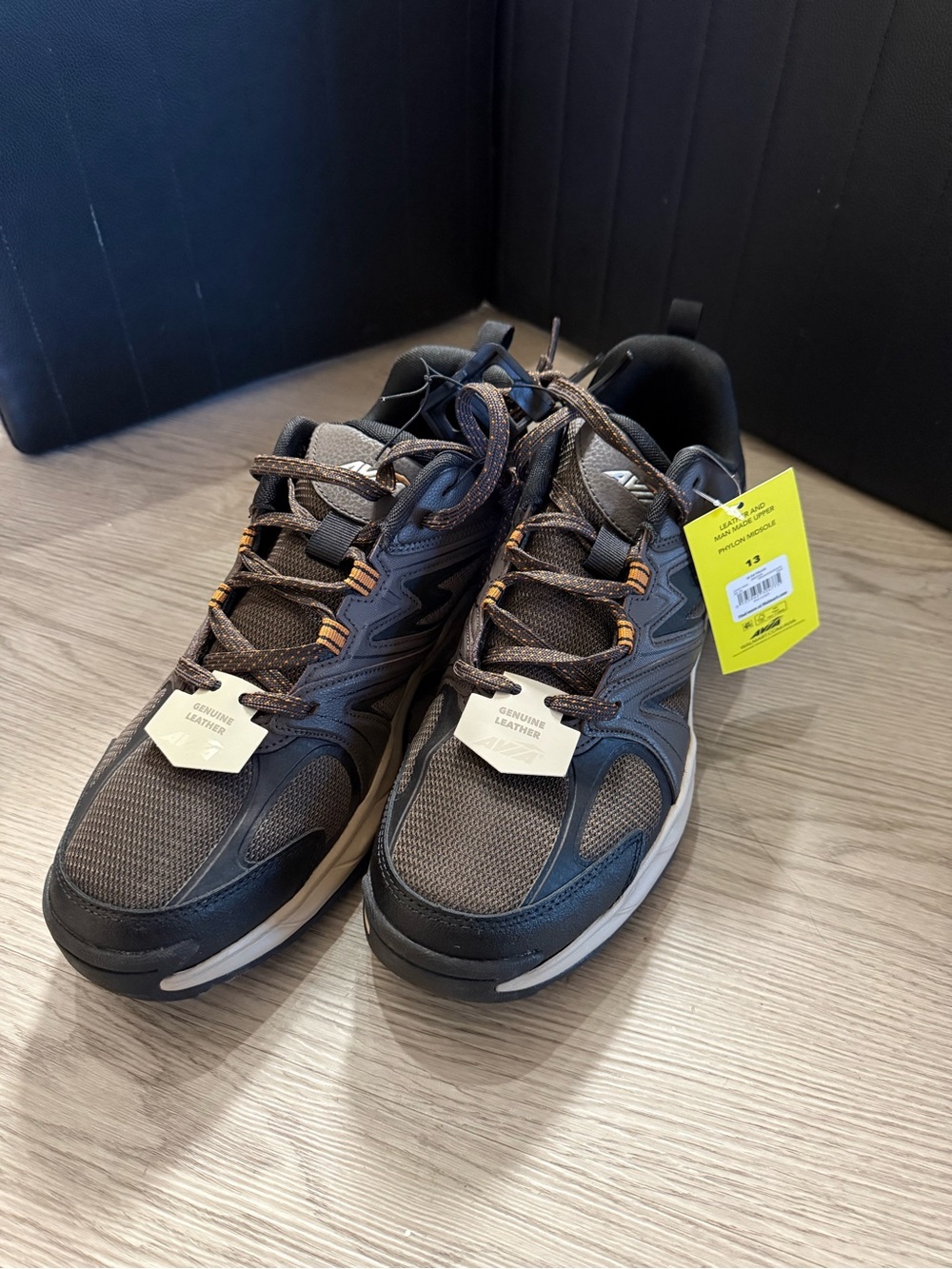 BRAND NEW Avia Men's Talus Rugged Walking Shoes, Size 13 - Brown